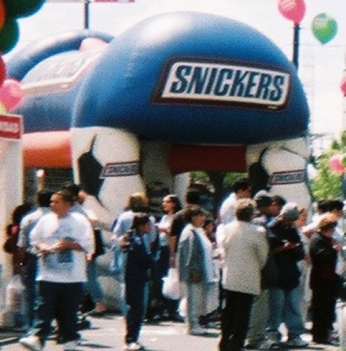 Inflatable Interactive Games snickers soccer game
